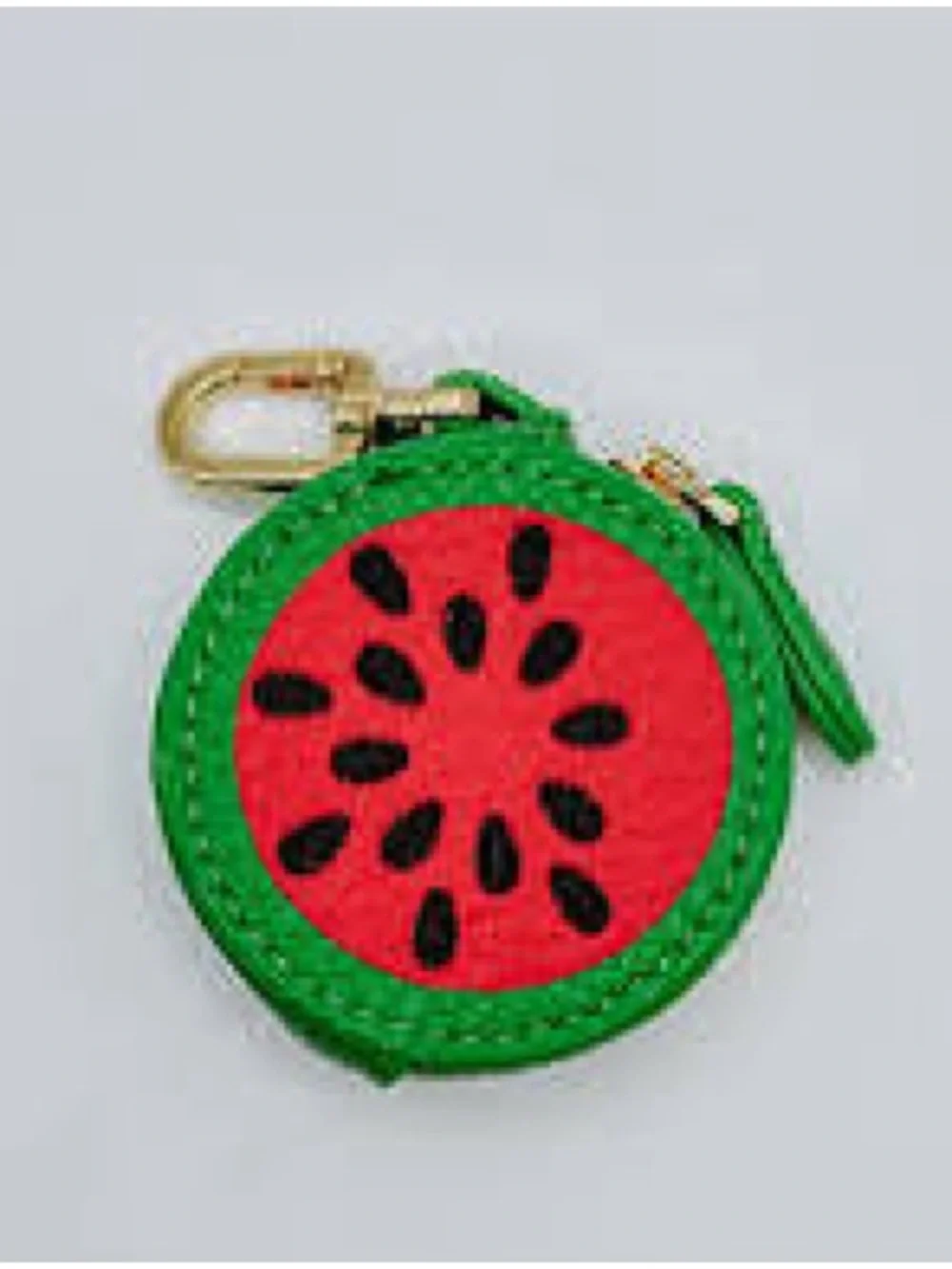 Watermelon Purse Bag Charm AirTag Keychain Zippered Fruit Accessory NWT